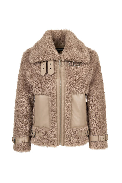 Kitzbuhel Kadın Vizon Teddy Mont