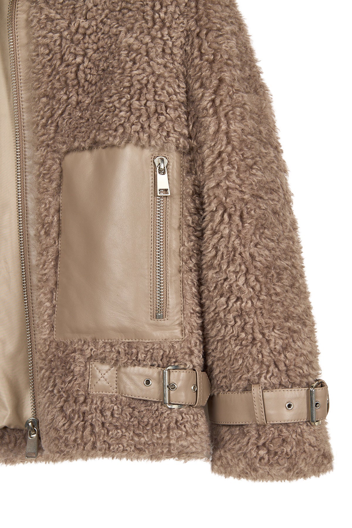 Kitzbuhel Kadın Vizon Teddy Mont