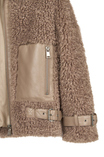 Kitzbuhel Kadın Vizon Teddy Mont