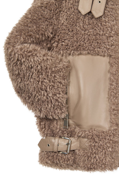 Kitzbuhel Kadın Vizon Teddy Mont