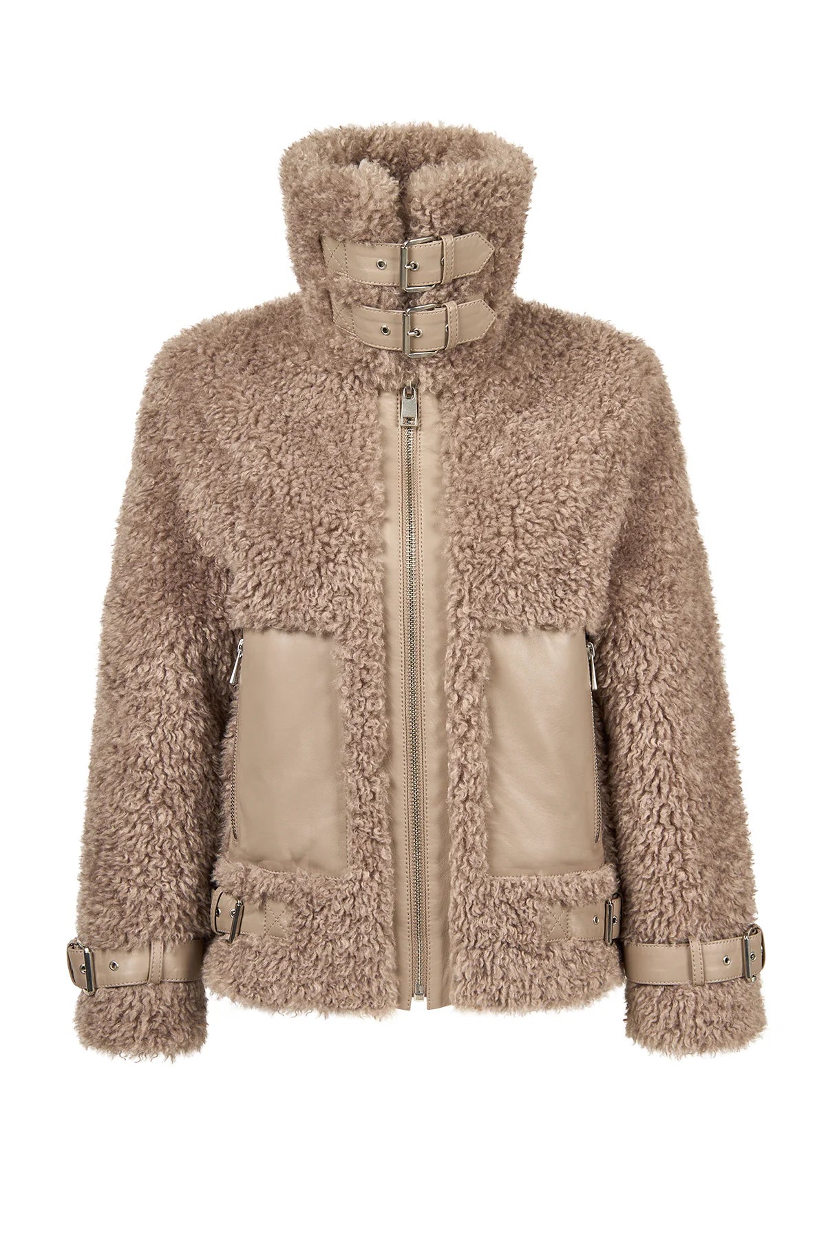 Kitzbuhel Kadın Vizon Teddy Mont