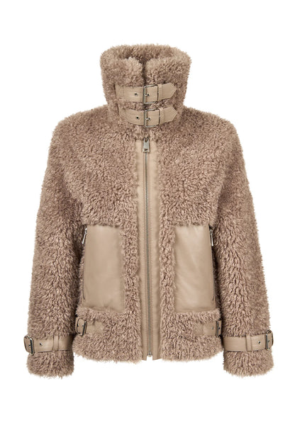 Kitzbuhel Kadın Vizon Teddy Mont