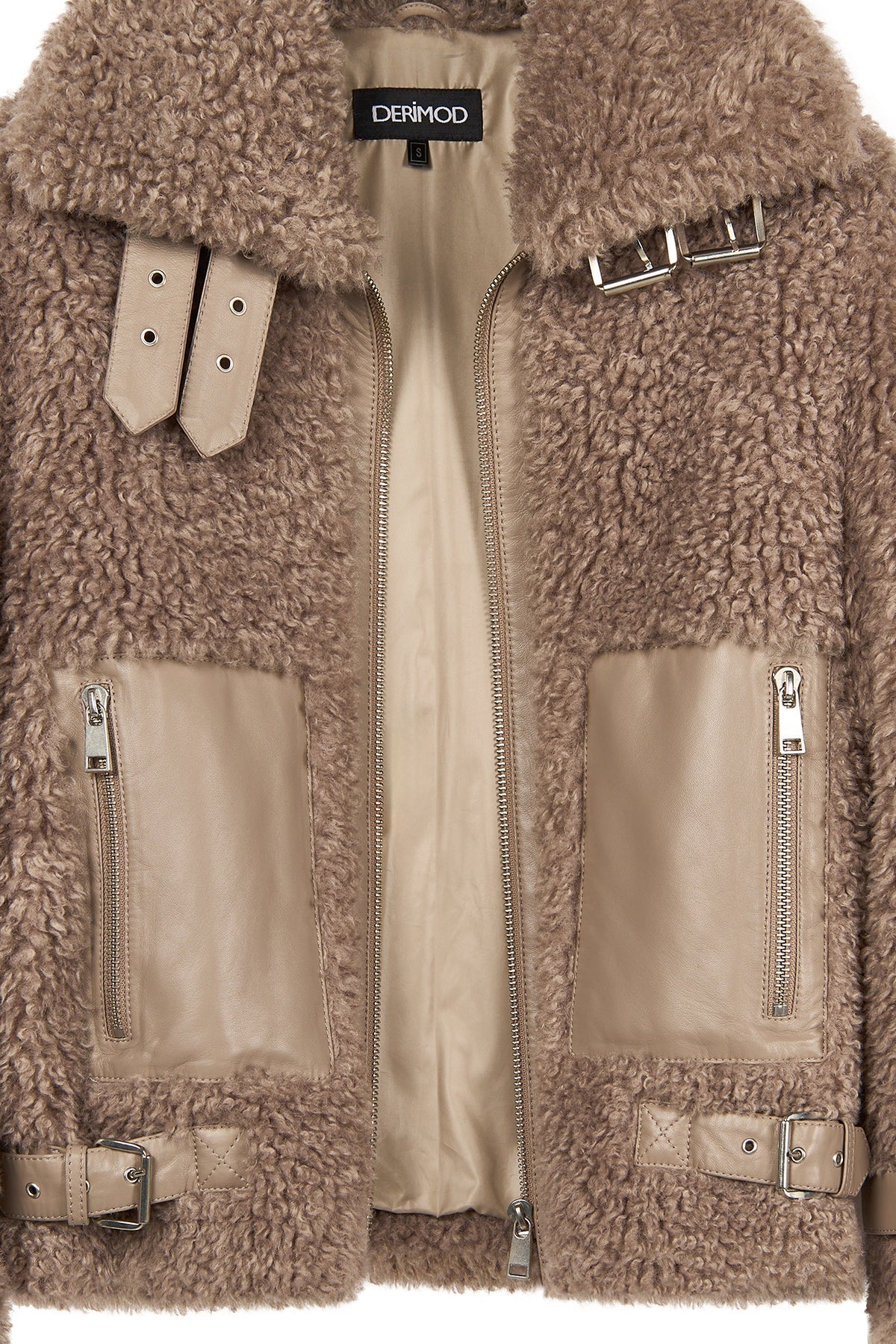 Kitzbuhel Kadın Vizon Teddy Mont