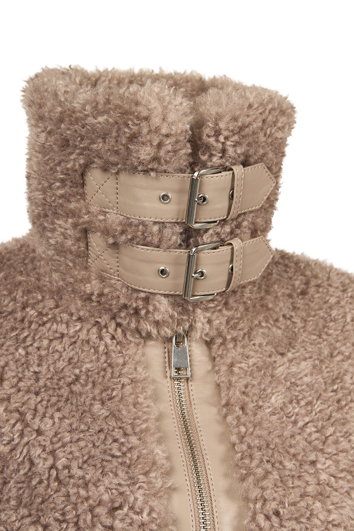Kitzbuhel Kadın Vizon Teddy Mont