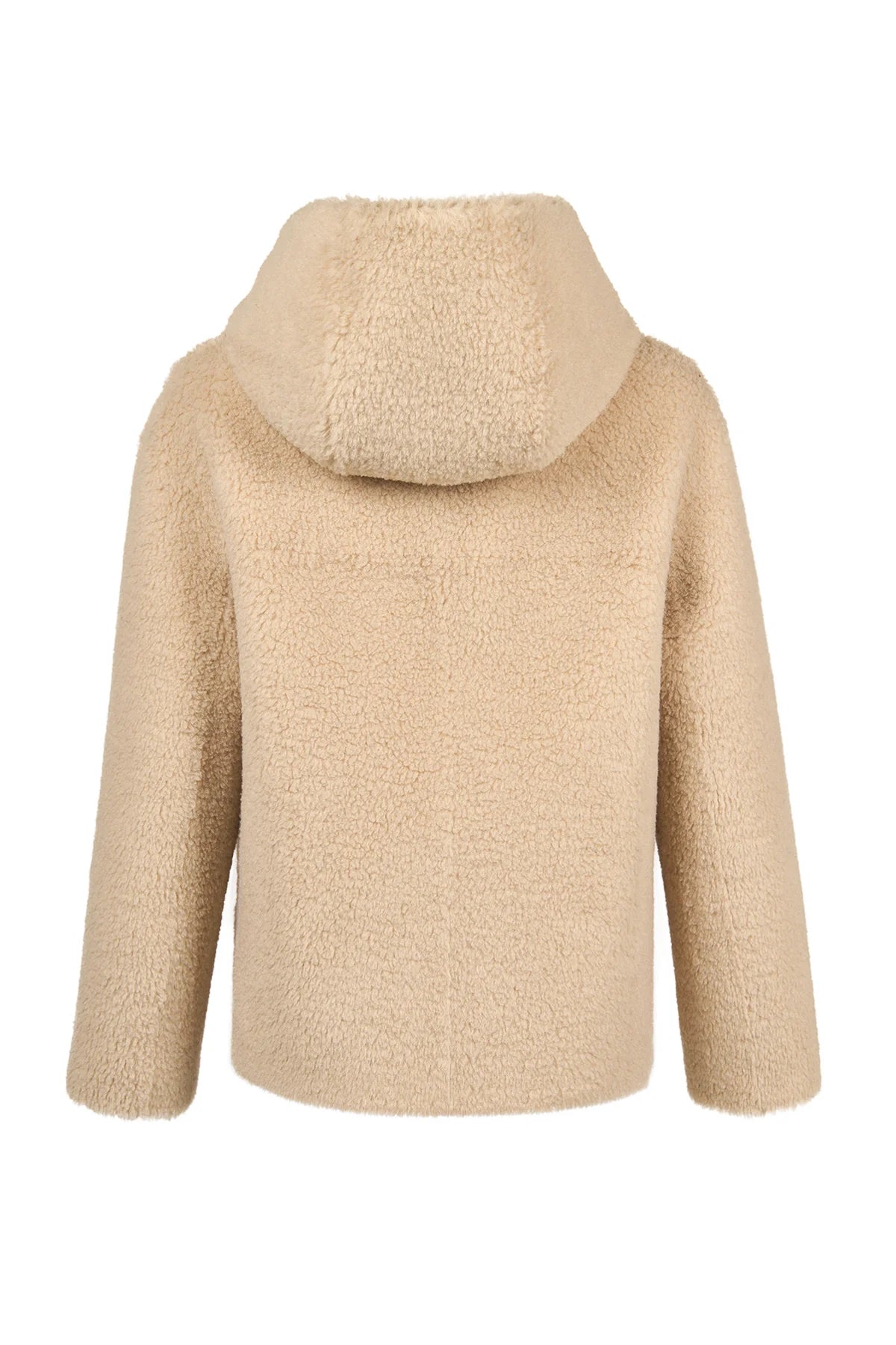 Gardena Kadın Bej Çift Taraflı Teddy Mont