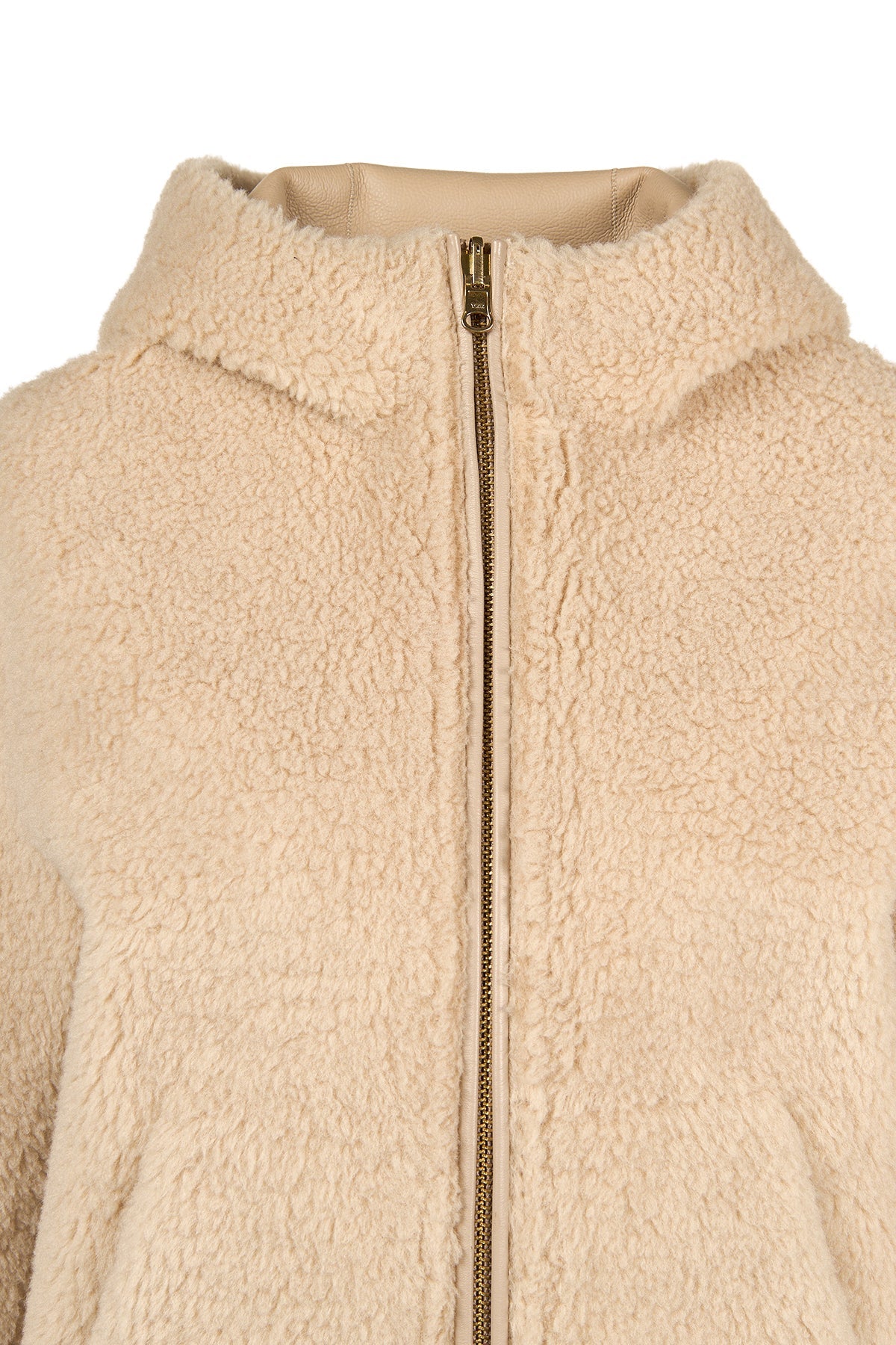 Gardena Kadın Bej Çift Taraflı Teddy Mont