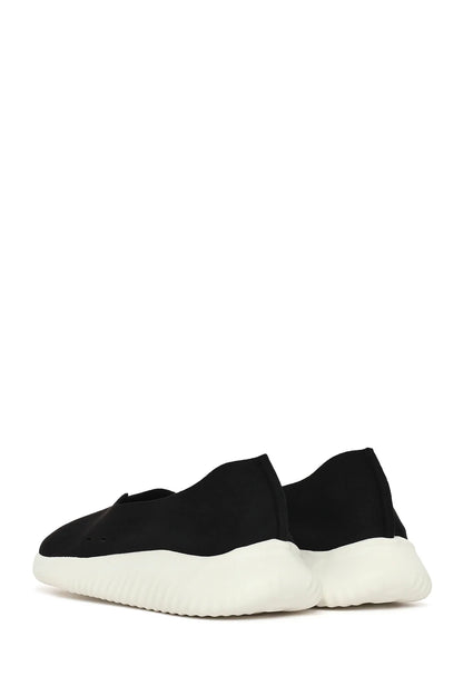 Kadın Siyah Kalın Tabanlı Süet Ayakkabı