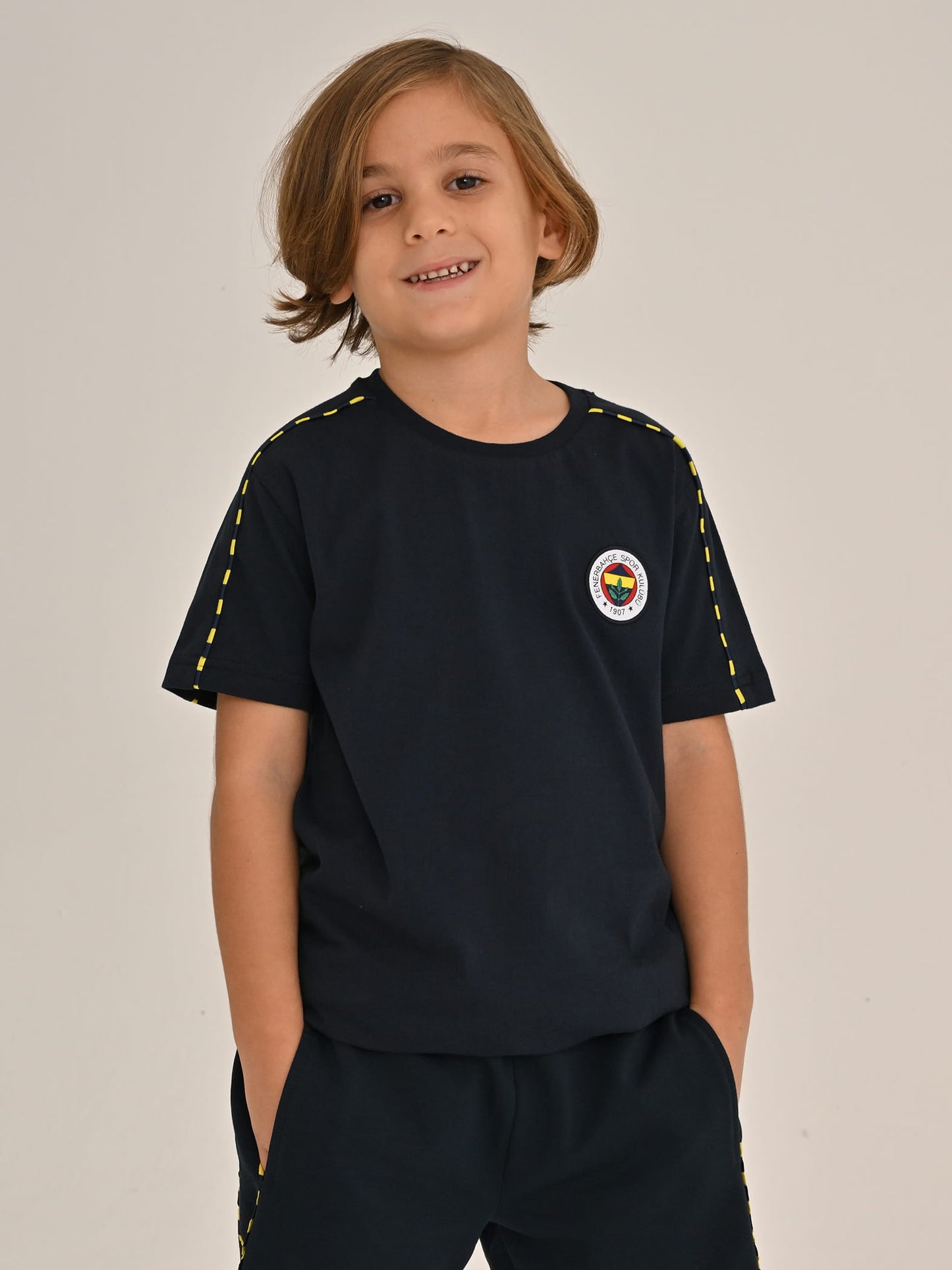 Fenerbahçe Lacivert Tribün Basic Çocuk Tshirt