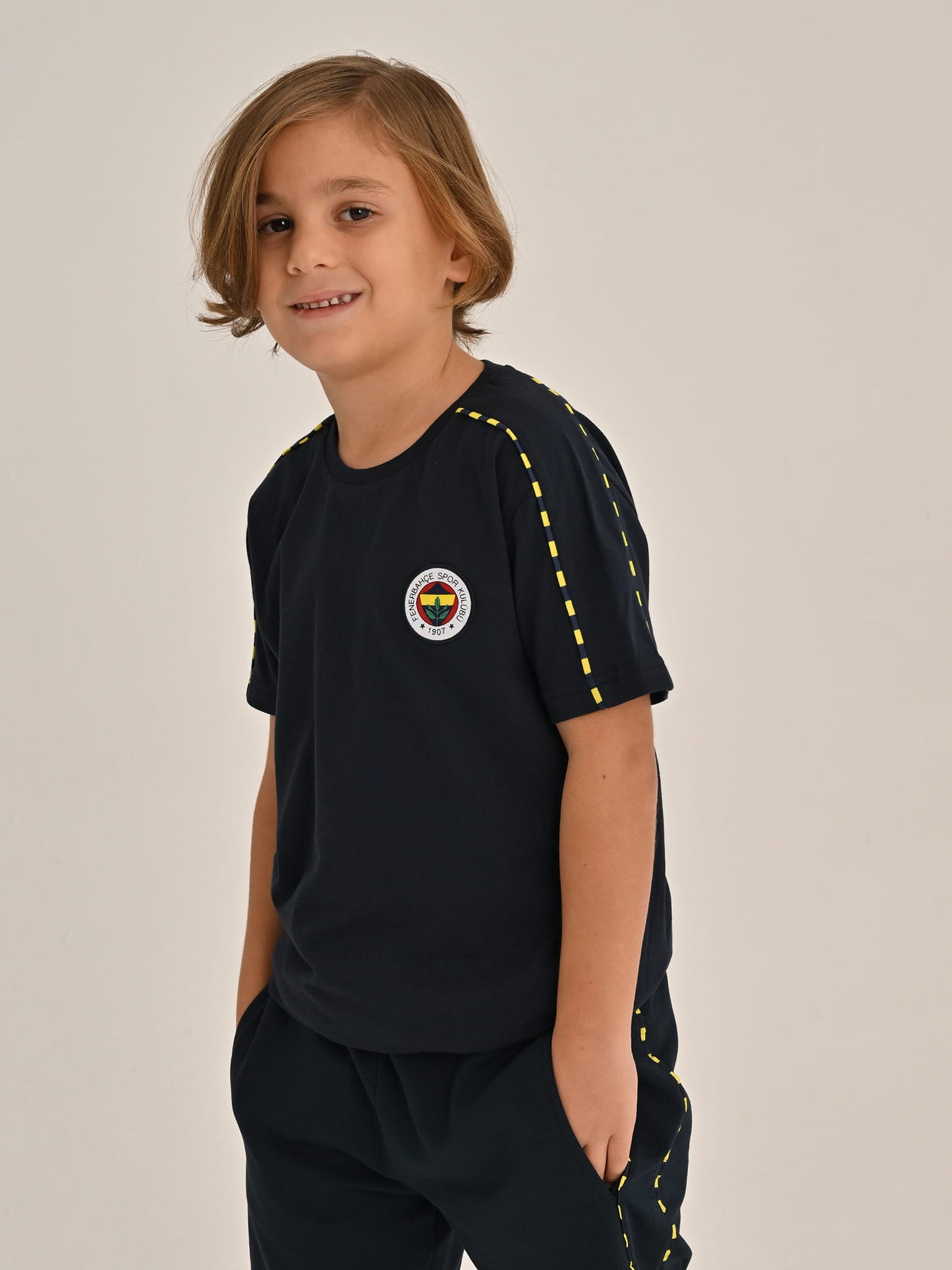 Fenerbahçe Lacivert Tribün Basic Çocuk Tshirt