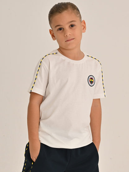 Fenerbahçe Beyaz Tribün Basic Çocuk Tshirt