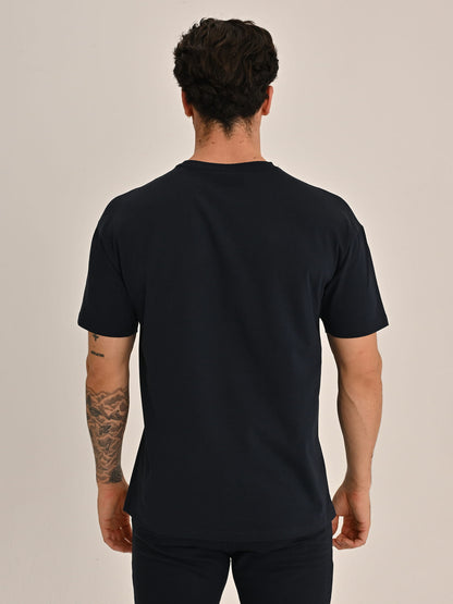 Fenerbahçe Lacivert Tribün Est. 1907 Erkek Oversize Tshirt