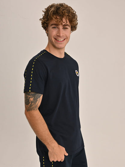 Fenerbahçe Lacivert Tribün Basic Erkek Tshirt