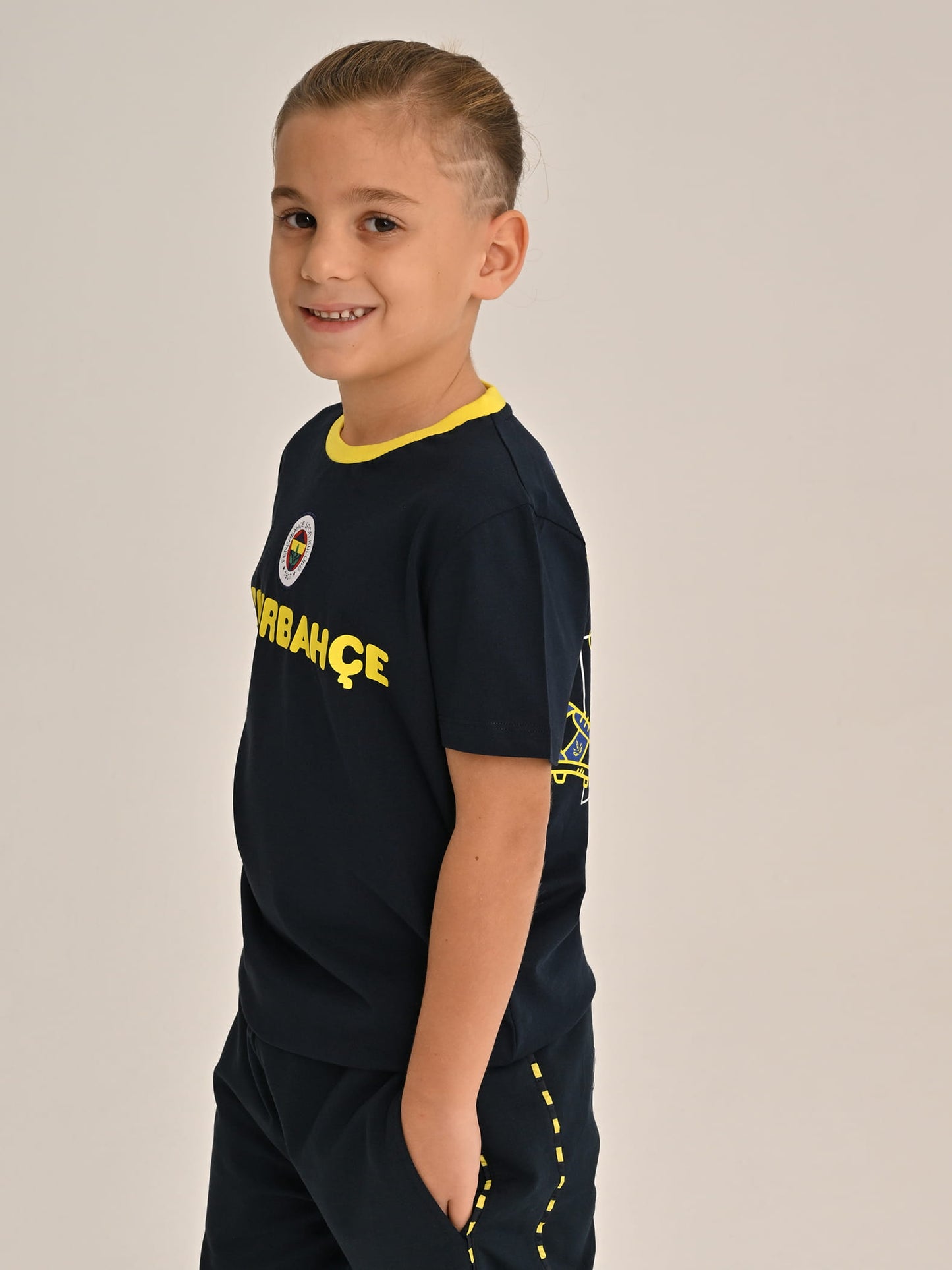 Fenerbahçe Lacivert Tribün Since 1907 Sırt Baskılı Çocuk Tshirt