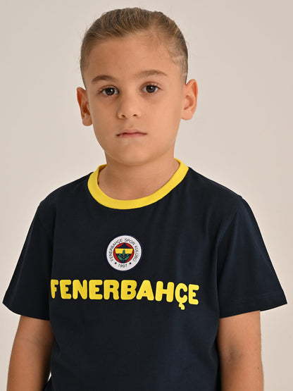 Fenerbahçe Lacivert Tribün Since 1907 Sırt Baskılı Çocuk Tshirt