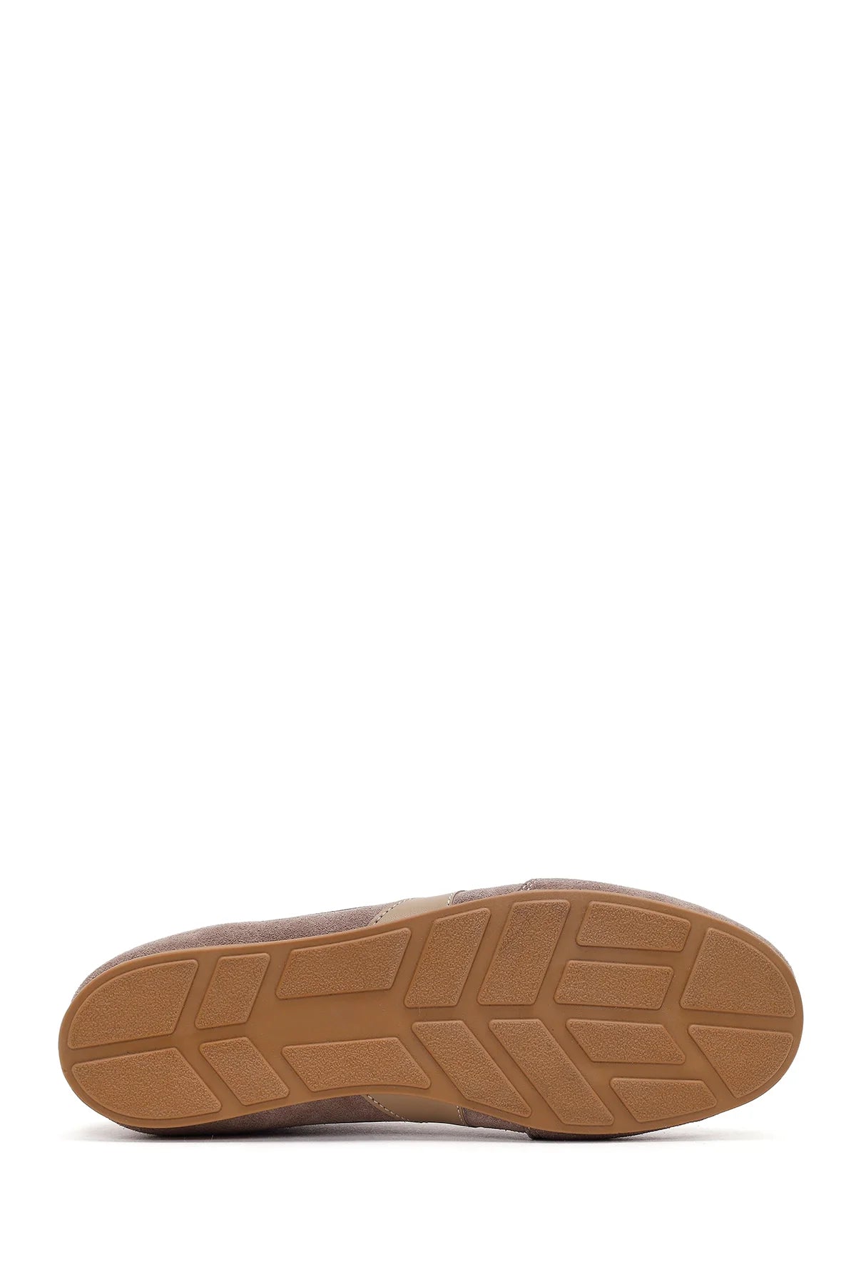 Kadın Vizon Bağcıklı Süet Deri Sneaker