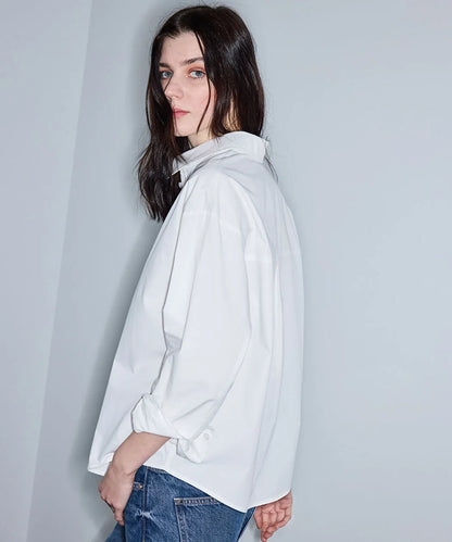 Beyaz Dantel Şeritli Kumaş Mix Gömlek Is1260025104096 | Ipekyol