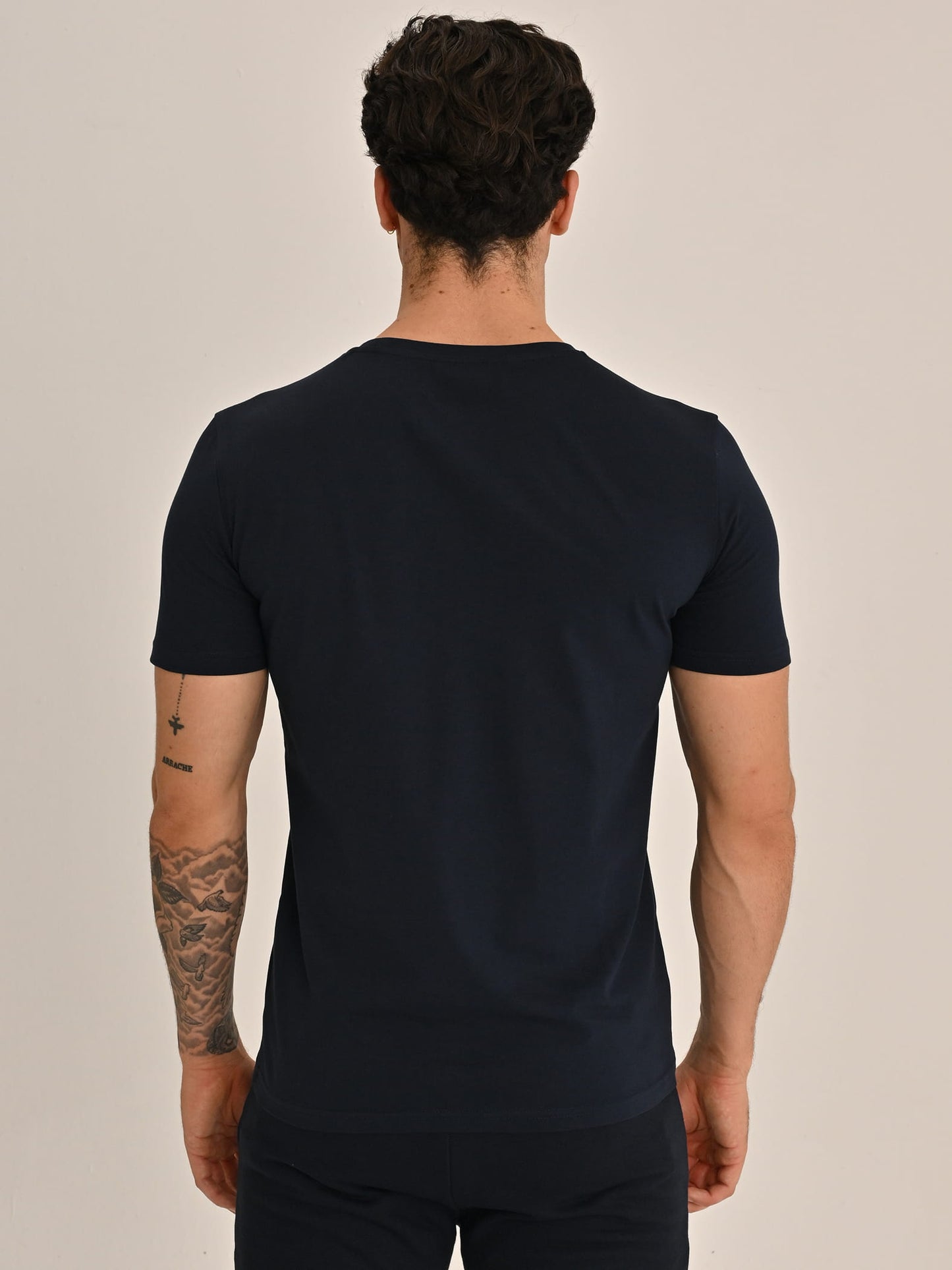 Fenerbahçe Lacivert Tribün Marş Logo Erkek Tshirt