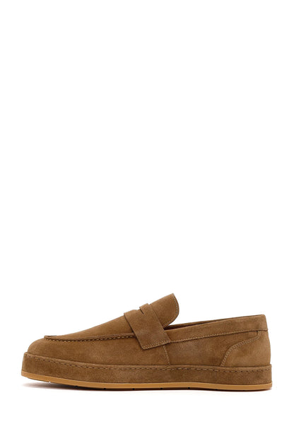 Erkek Taba Süet Deri Loafer