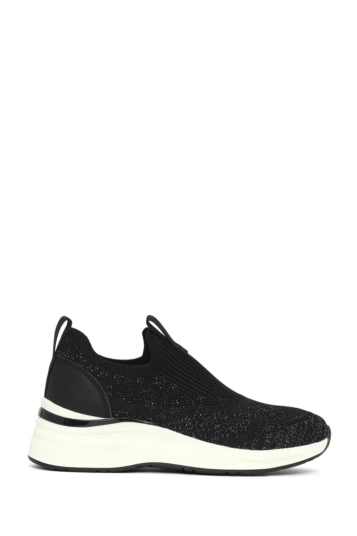 Derimod Zero Kadın Siyah Kalın Tabanlı Kumaş Sneaker