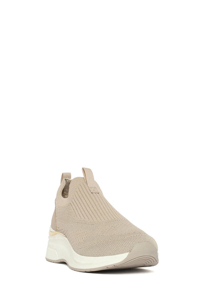 Derimod Zero Kadın Bej Kalın Tabanlı Kumaş Sneaker