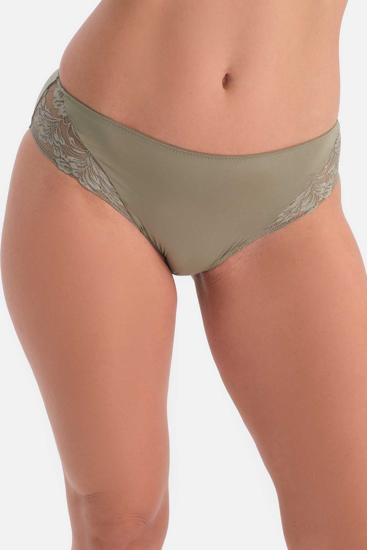 Haki Dantelli Brief Külot