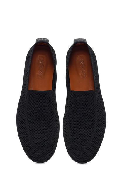 Erkek Siyah Kumaş Loafer