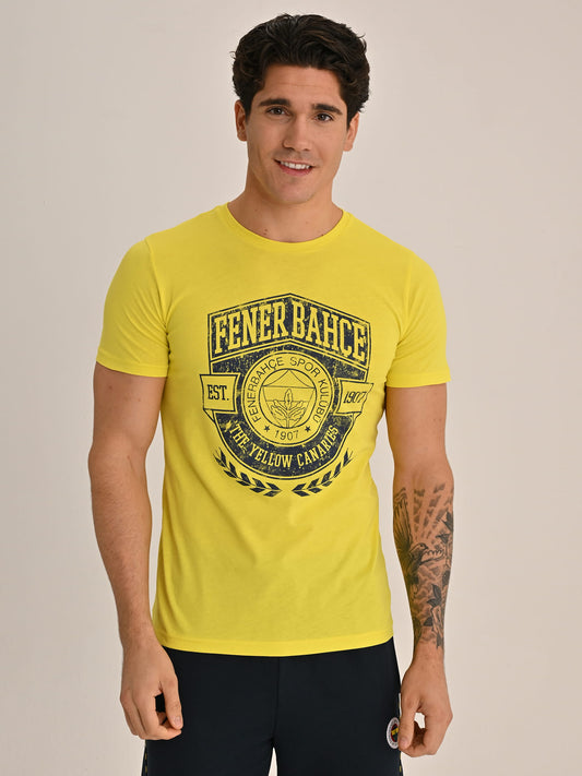 Fenerbahçe Sarı Kolej Yellow Canaries Erkek Tshirt
