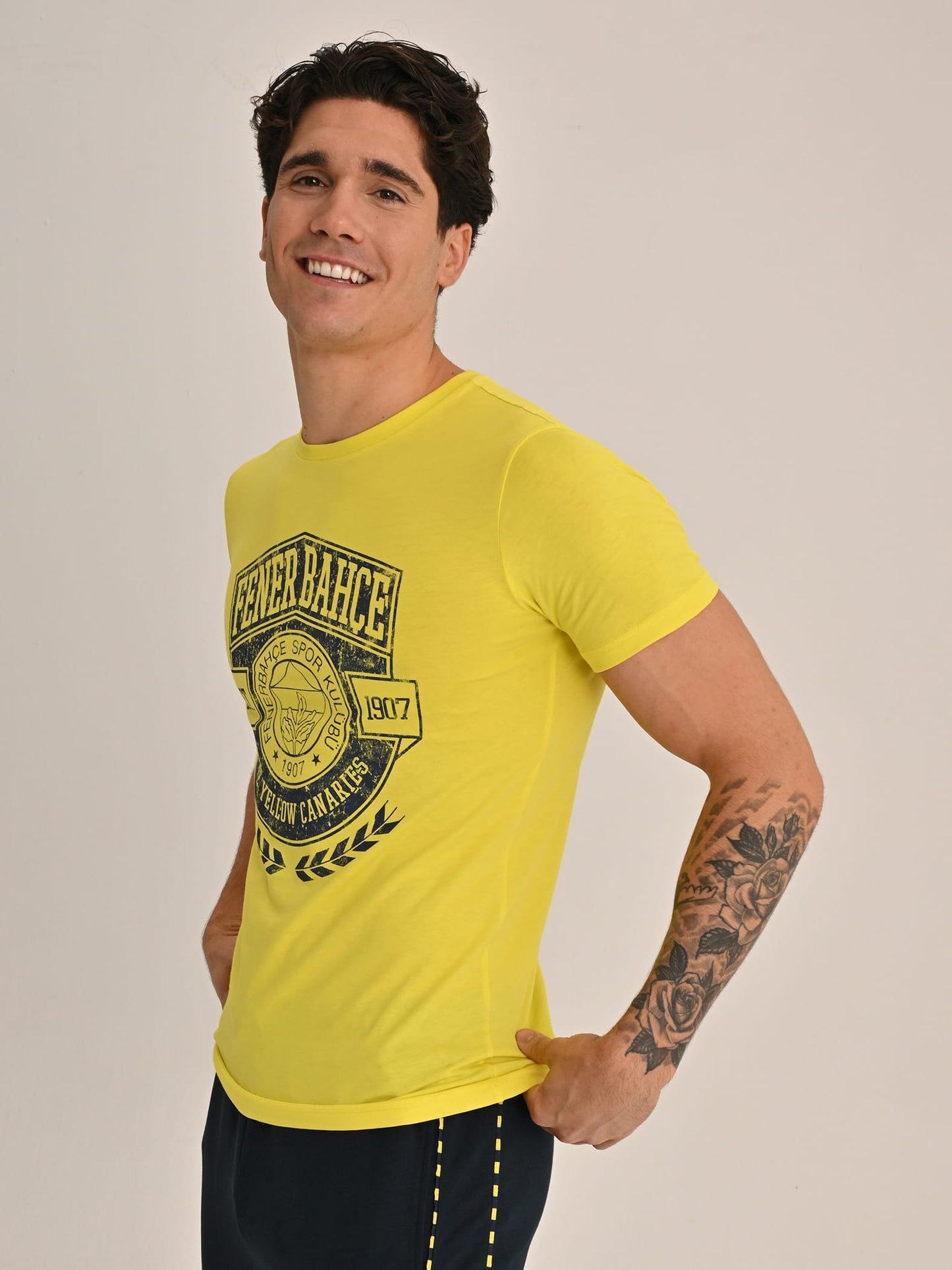 Fenerbahçe Sarı Kolej Yellow Canaries Erkek Tshirt