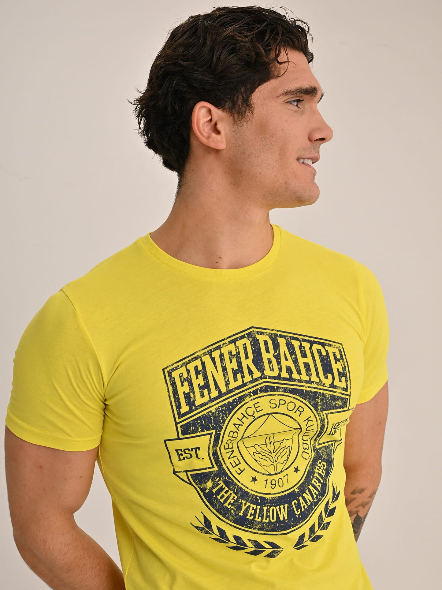 Fenerbahçe Sarı Kolej Yellow Canaries Erkek Tshirt