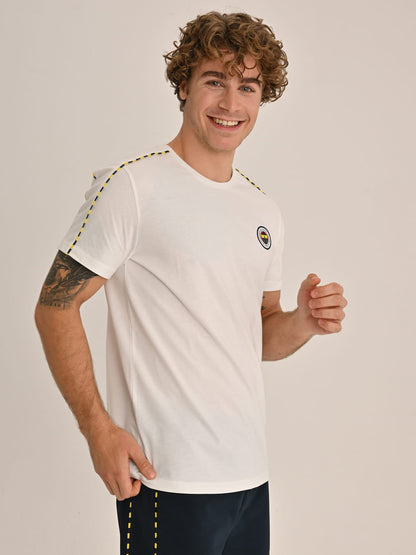 Fenerbahçe Beyaz Tribün Basic Erkek Tshirt