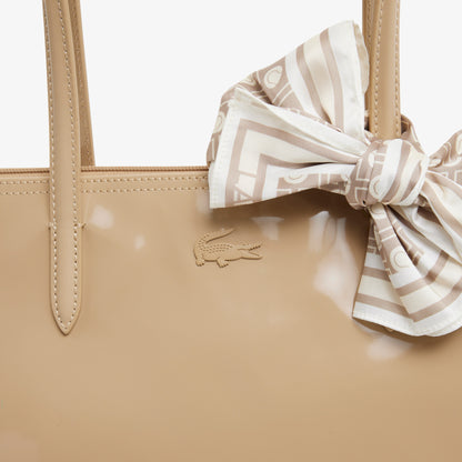 Large L.12.12 Kadın Bej Omuz Çantası