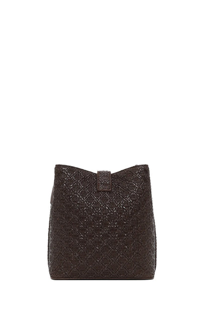 Kadın Kahverengi Uzun Askılı Baskılı Omuz Çantası