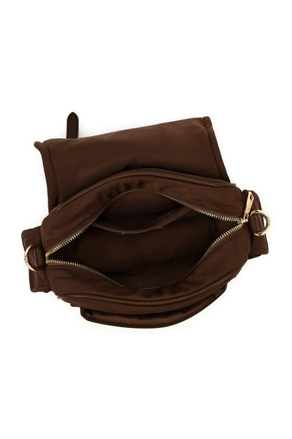 Kadın Kahverengi Kumaş Çapraz Çanta