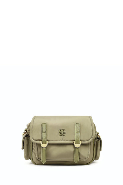 Kadın Yeşil Kumaş Çapraz Çanta