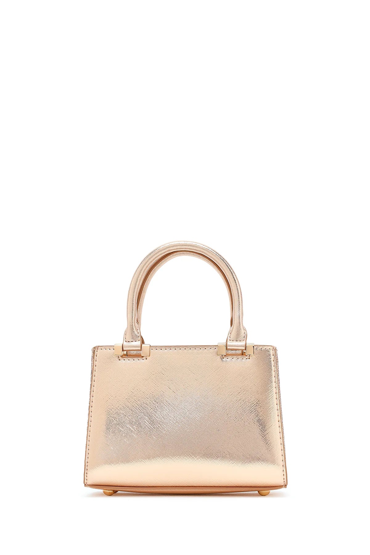 Kadın Bej Uzun Zincir Askılı Taşlı Mini Abiye Çanta