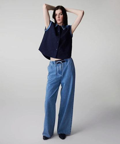 Mavi Kontrast Bel Jean Pantolon Is1260003136629 | Ipekyol