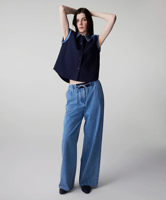 Mavi Kontrast Bel Jean Pantolon Is1260003136629 | Ipekyol