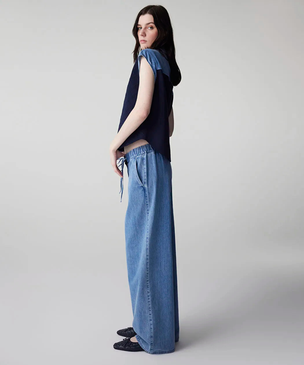 Mavi Kontrast Bel Jean Pantolon Is1260003136629 | Ipekyol