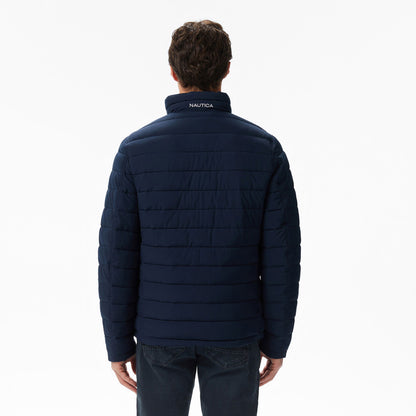 Nautica Erkek Bej Regular Fit Çift Taraflı Mont