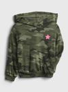 Yeşil Grafik Baskılı Sweatshirt