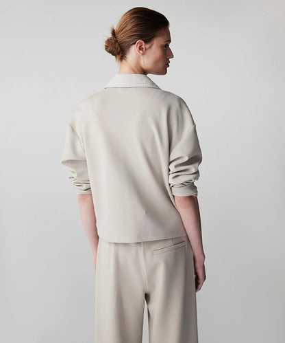 Bej Kumaş Mix Raw Edge Sweatshirt Is1260091009023 | Ipekyol