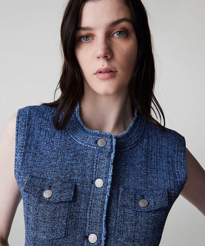 Mavi Denim Mix Triko Yelek Is1260007023629 | Ipekyol