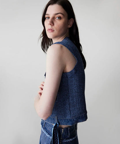 Mavi Denim Mix Triko Yelek Is1260007023629 | Ipekyol