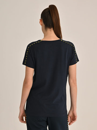 Fenerbahçe Lacivert Tribün Basic Kadın Tshirt