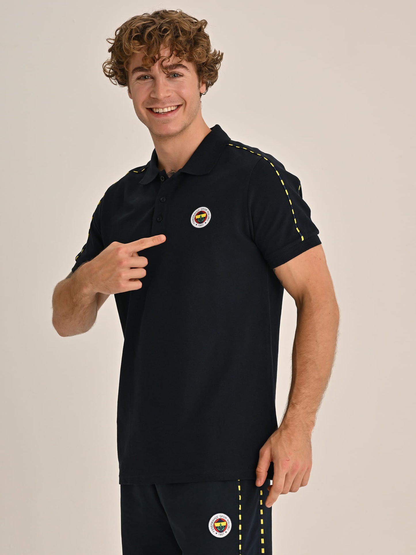 Fenerbahçe Lacivert Tribün Basic Erkek Polo Tshirt