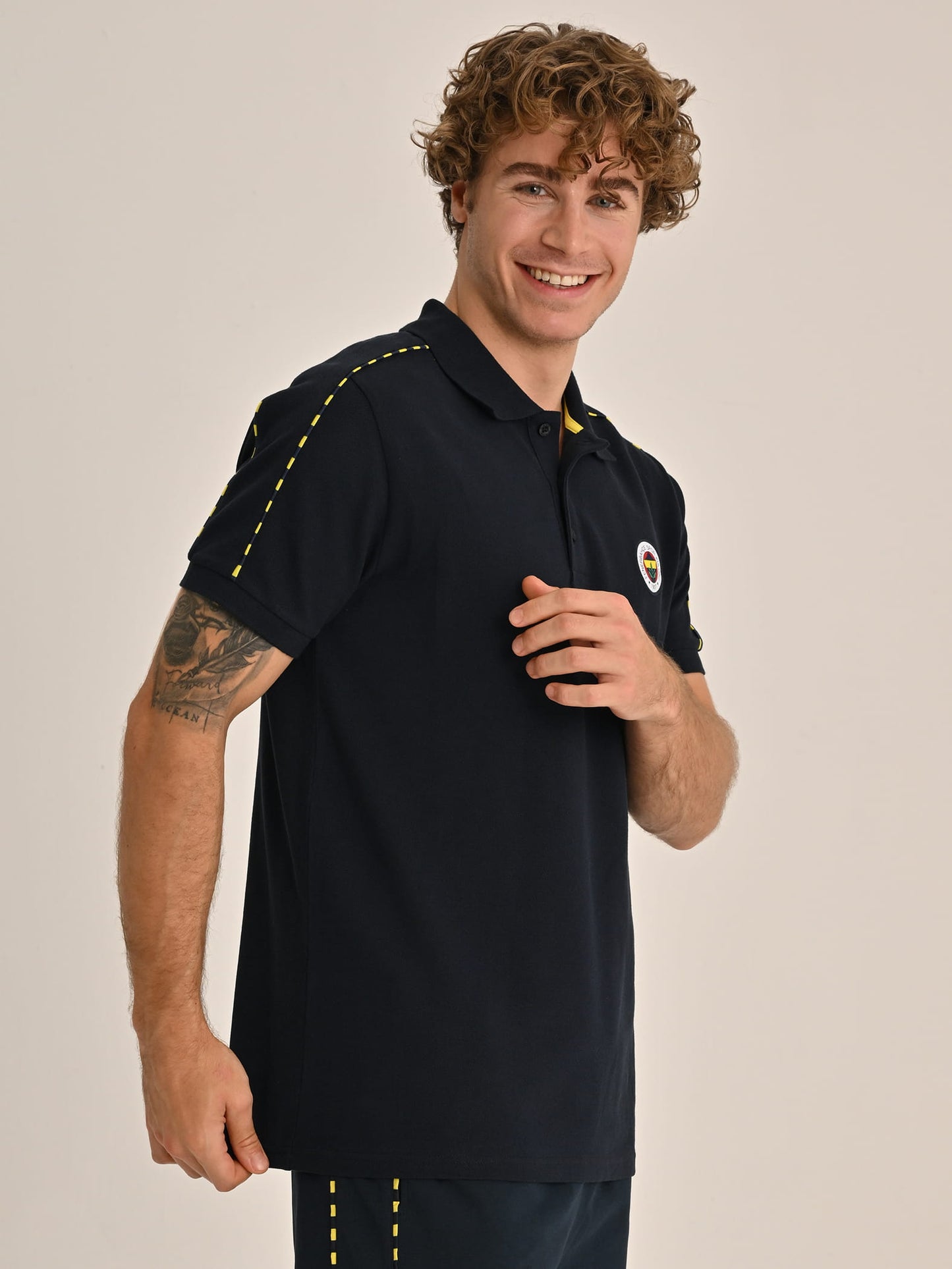 Fenerbahçe Lacivert Tribün Basic Erkek Polo Tshirt