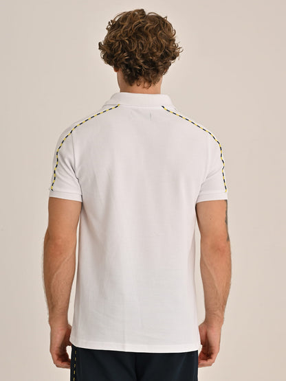 Fenerbahçe Beyaz Tribün Basic Erkek Polo Tshirt