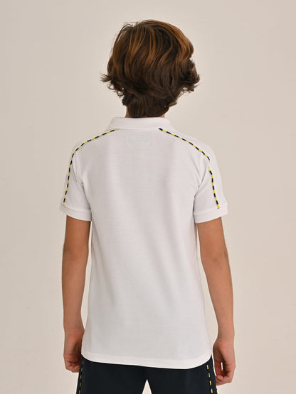 Fenerbahçe Beyaz Tribün Basic Çocuk Polo Tshirt