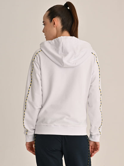Fenerbahçe Beyaz Tribün Basic Kadın Sweatshirt