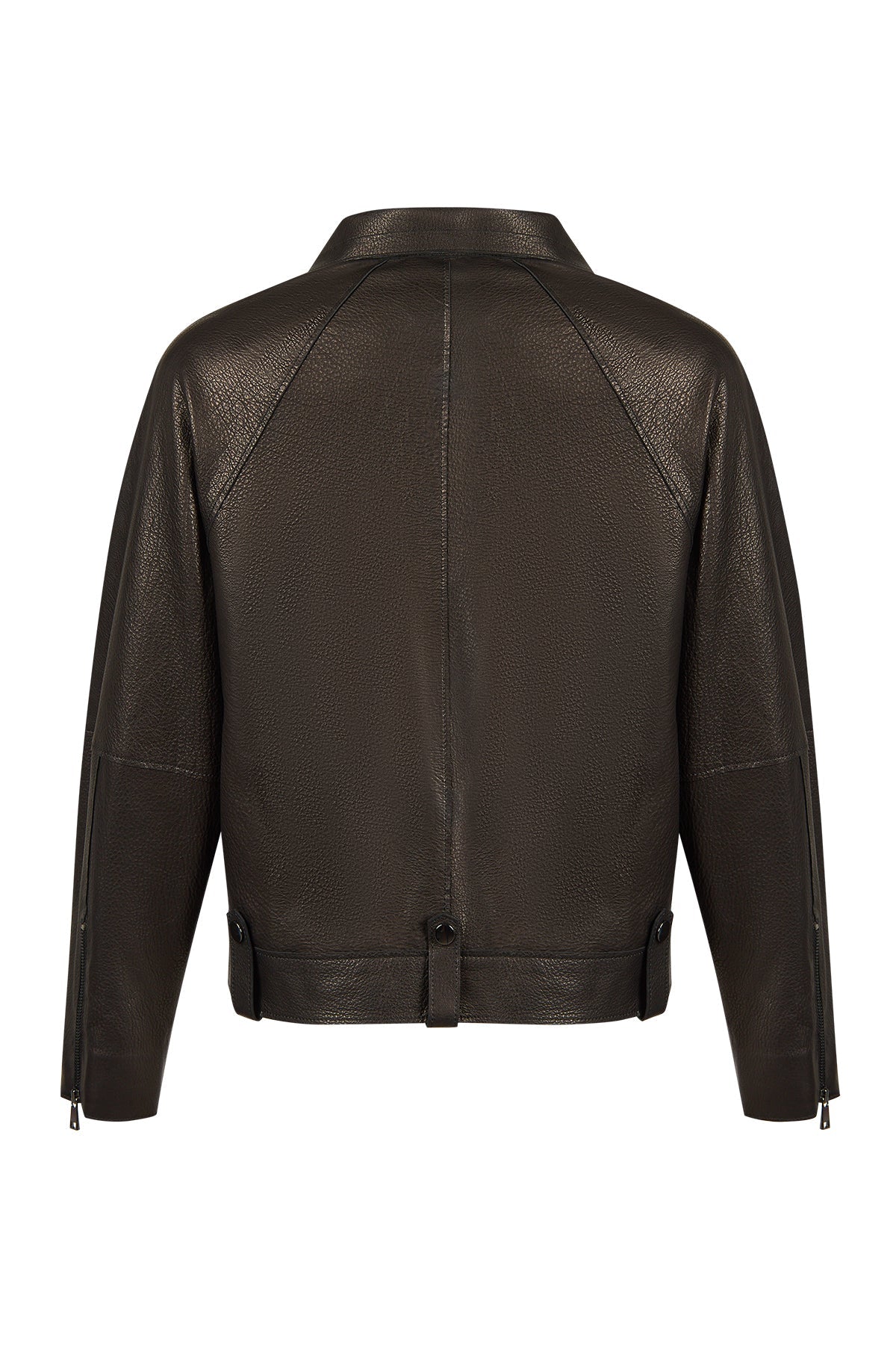 Torino Kadın Siyah Biker Oversize Deri Ceket